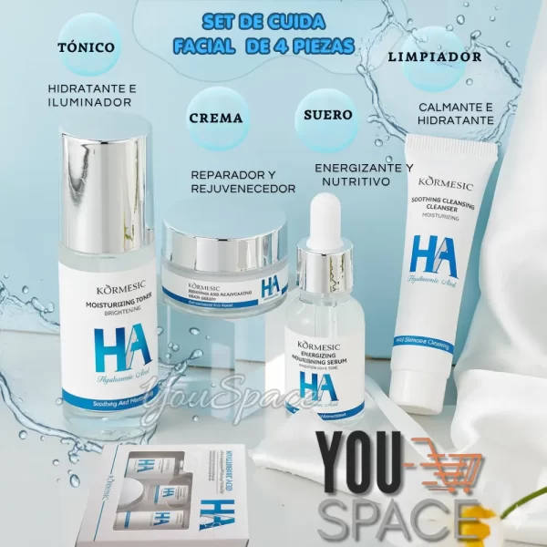 SET FACIAL ACIDO HIALURONICO KORMESIC (5)
