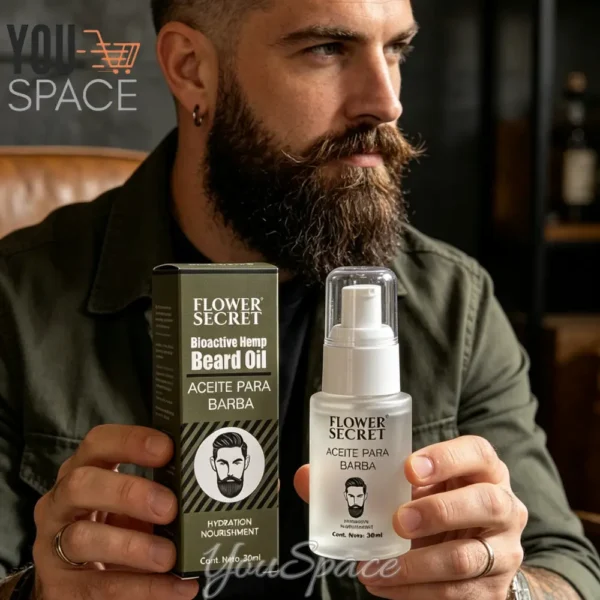 ACEITE PARA BARBA (2) ACEITE PARA BARBA 30 ML- FLOWER SECRET