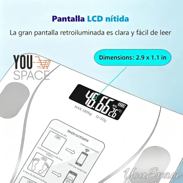 BALANZA DIGITAL (3) BALANZA PESA DIGITAL BLUETOOH INTELIGENTE- APP SMART