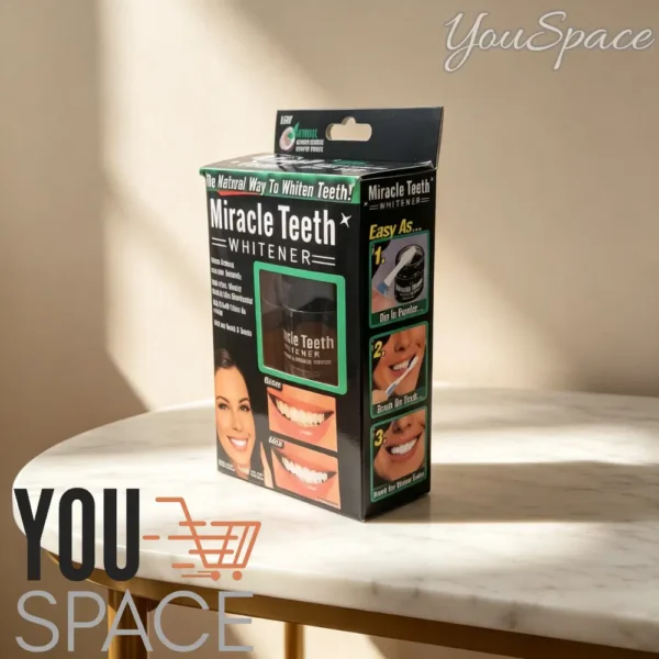 BLANQUEADOR DENTAL- PASTA NATURAL CARBON MIRACLE TEETH 20grs