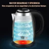 HERVIDOR ELECTRICO (7) HERVIDOR ELECTRICO DE AGUA ACERO INOXIDABLE - 2 LITROS -1500W