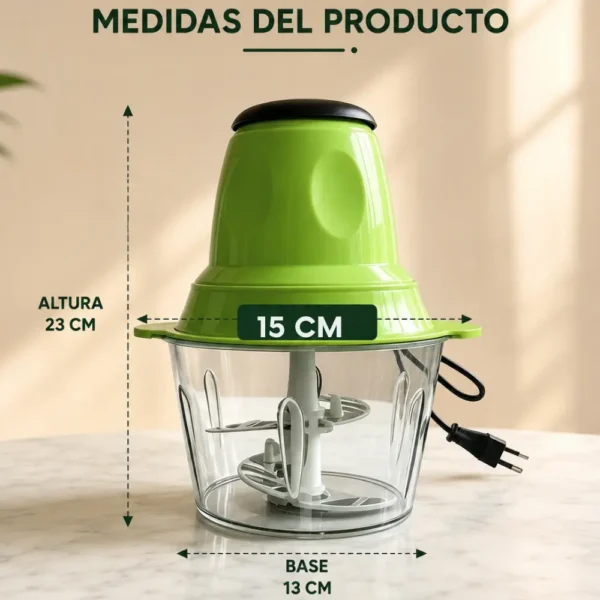 PICADOR DE VERDURAS Y CARNE (4) PICADOR MOLEDOR ELECTRICO CARNES Y VERDURAS(PICATODO)