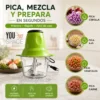 PICADOR DE VERDURAS Y CARNE (5) PICADOR MOLEDOR ELECTRICO CARNES Y VERDURAS(PICATODO)
