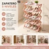 ZAPATERA PLEGABLE 5 NIVELES (2) ZAPATERA PLEGABLES 5 NIVELES 10 A 15 PARES