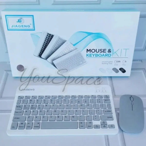 6 (79) TECLADO INALAMBRICO CON BLUETOOTH + MOUSSE