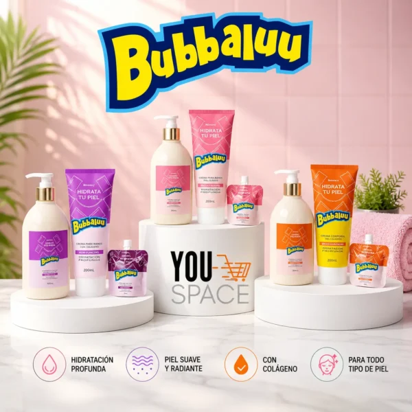 KIT HIDRATANTE CORPORAL  BUBBALUU
