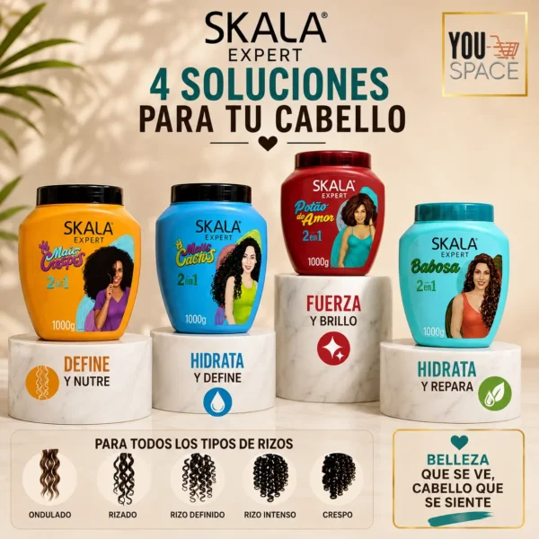 SKALA 2 EN 1 SKALA 2 EN 1 PARA CRESPOS - 1000gr