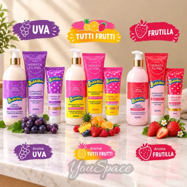 BUBBALUU CORPORAL 3 PRODUCTOS (1) KIT BUBBALUU CUIDADO CORPORAL 3 PRODUCTOS