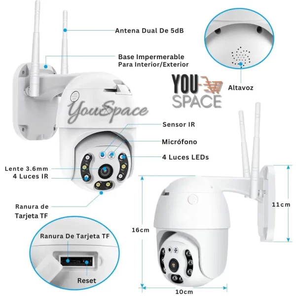 CAMARA 2 ANTENAS PARA EXTERIORES (5)