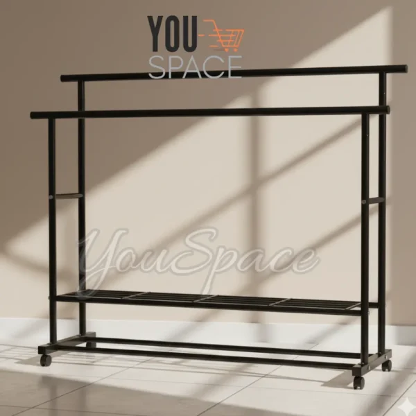 PERCHERO METALICO DOBLE MULTIFUNCIONAL 100KG (3)