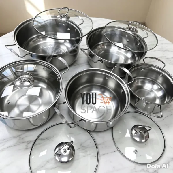SET DE OLLAS DE ACERO INOXIDABLE (2)