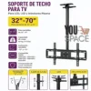 SOPORTE DE TECHO PARA TV DE 32 A 70 PULGADAS (6)