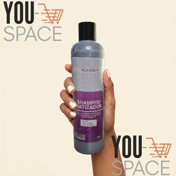 SHAMPOO MATIZADOR VIOLETA PARA CABELLOS RUBIOS REANIA 500ML
