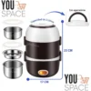 6 (73) LONCHERA ELECTRICA VAPORERA MULTIFUNCIONAL 2L 200W