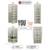 6 (75) GABINETE ORGANIZADOR DE ZAPATOS MULTIUSO 7 CAJONES