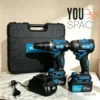 KIT TALADRO + LLAVE DE IMPACTO w-139 (2) KIT TALADRO PERCUTOR Y LLAVE DE IMPACTO- W- 139