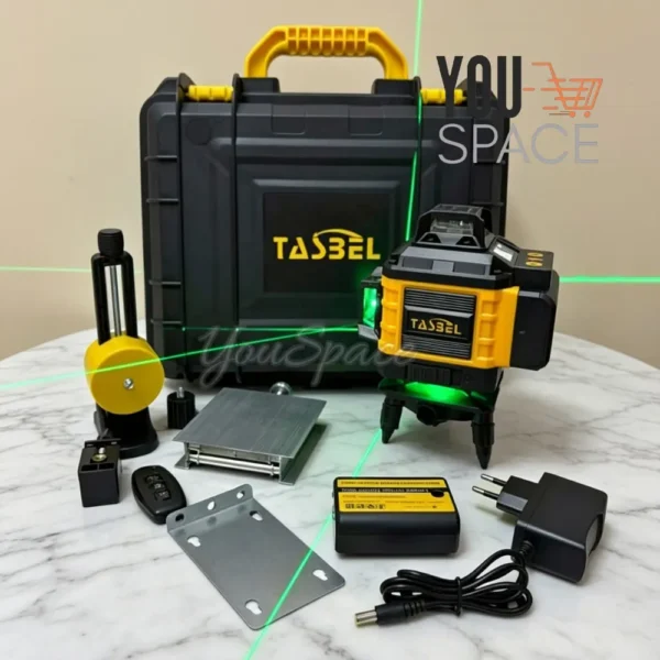 NIVEL LASER 16 LINEAS (1) NIVEL LASER INALAMBRICO DE 16 LINEAS 4D- MARCA TASBEL
