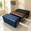 PUFF BAUL ORGANZADOR- PLEGABLE (6) PUFF BAUL ORGANIZADOR PLEGABLE- ECOCUERO