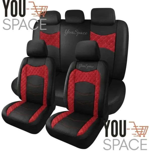 SET FUNDAS UNIVERSALES PARA ASIENTOS DE AUTO 10 PIEZAS TEJIDO MAYA EXPANDIBLE (2) SET FORROS UNIVERSALES PARA ASIENTOS DE AUTO 10 PIEZAS TEJIDO MAYA EXPANDIBLE