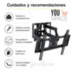 SOPORTE ARTICULADO DE 40 A 80 PULG (6)