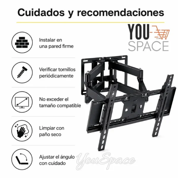 SOPORTE ARTICULADO DE 40 A 80 PULG (6)