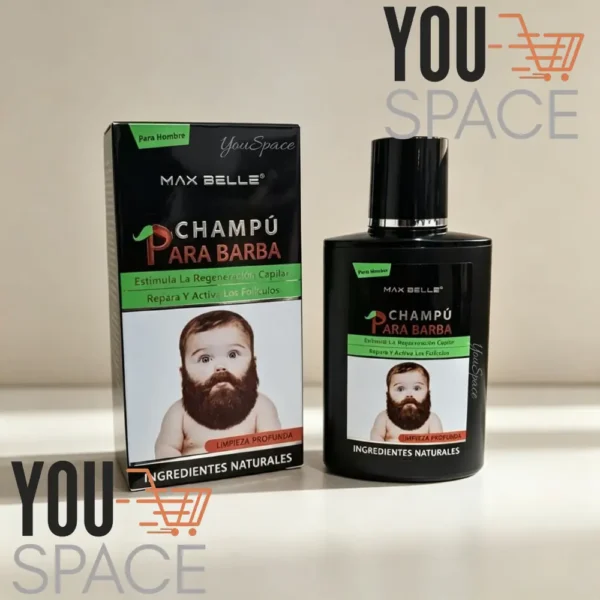 SHAMPOO PARA EL CUIDADO DE BARBA MAX BELLE