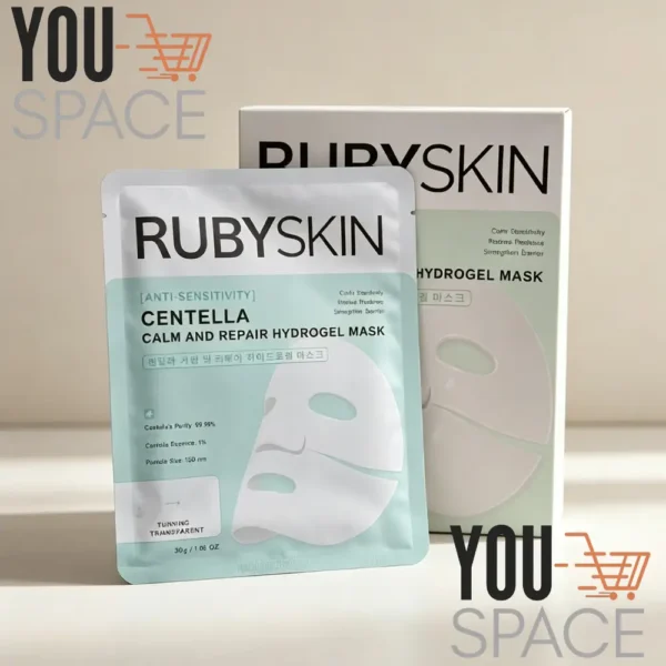 1 - 2026-07-29T162438.903 MASCARILLA COREANA DE HIDROGEL REAFIRMANTE Y REPARADORA CON CENTELLA ASIATICA RUBYSKIN 5PCS 30G