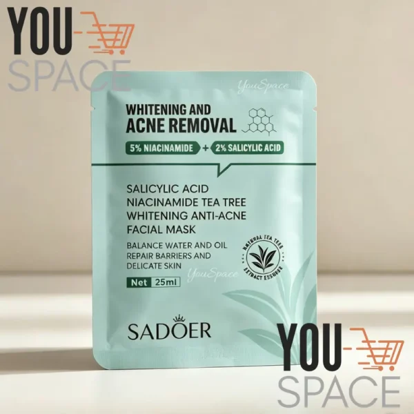 2 - 2026-07-29T173536.958 MASCARILLA FACIAL CON ACIDO SALICILICO, NIACINAMIDA Y TE VERDE SADOER 25ML 5PCS