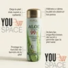 TONICO FACIAL DE ALOE VERA 99% HIDRATANTE Y CALMANTE  BIOAQUIA 130ML