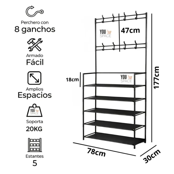 4 - 2026-07-02T105652.550 ZAPATERA PERCHERO ORGANIZADOR 5 NIVELES