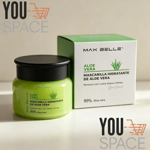 7 (48) SET CUIDADO FACIAL ALOE VERA 5 PRODUCTOS MAX BELLE