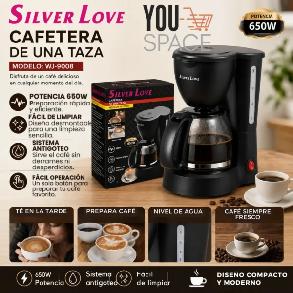 CAFETERA ELECTRICA ANTIGOTEO (6) CAFETERA ELECTRICA DE 650W- DE GOTEO