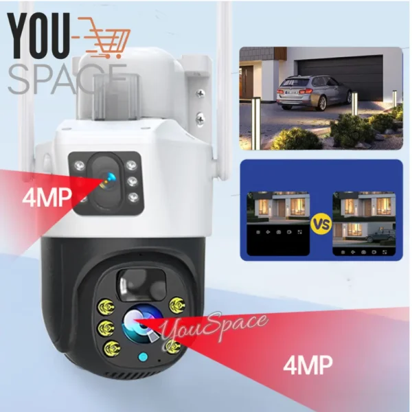 CAMARA SOLAR DOBLE LENTE 2 (1) CAMARA CON PANEL SOLAR DOBLE LENTE -2.4GHZ Y 4G