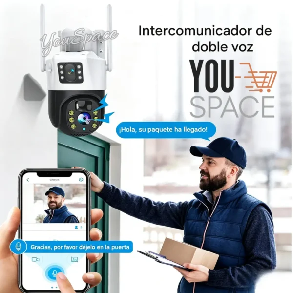 CAMARA SOLAR DOBLE LENTE 2 (6) CAMARA CON PANEL SOLAR DOBLE LENTE -2.4GHZ Y 4G