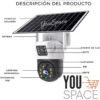 CAMARA SOLAR DOBLE LENTE 2 (9) CAMARA CON PANEL SOLAR DOBLE LENTE -2.4GHZ Y 4G