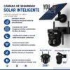 CAMARA CON PANEL SOLAR  DOBLE LENTE 4G- (CHIP)