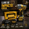 LLAVE DE IMPACTO INALAMBRICA DE ALTO TORQUE MODELO W-075 (8) LLAVE DE IMPACTO INALAMBRICA MOTOR BRUSHLESS 1500NM