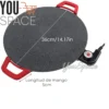 PLANCHA SARTEN ELECTRICO 1500W (6) PLANCHA SARTEN ELECTRICA PARRILLA ANTIADHERENTE 36CM 1500W