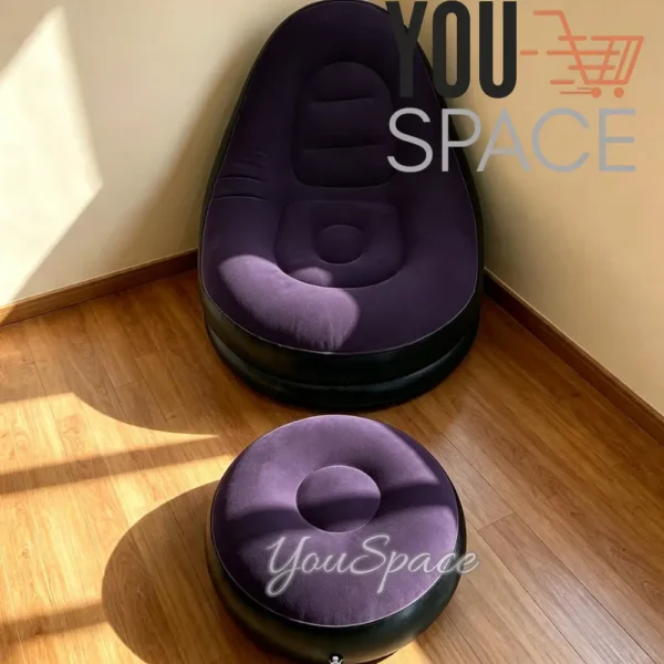 SOFA INFLABLE CON POSA PIE (4) SILLON PUFF INFLABLE CON POSA PIES