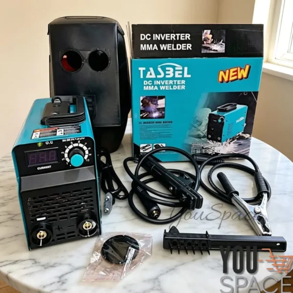 SOLDADOR INVERTE TASBEL (2) KIT SOLDADORA DC INVERTER MMA-350 - TASBEL+ MASCARA DE PROTECCION