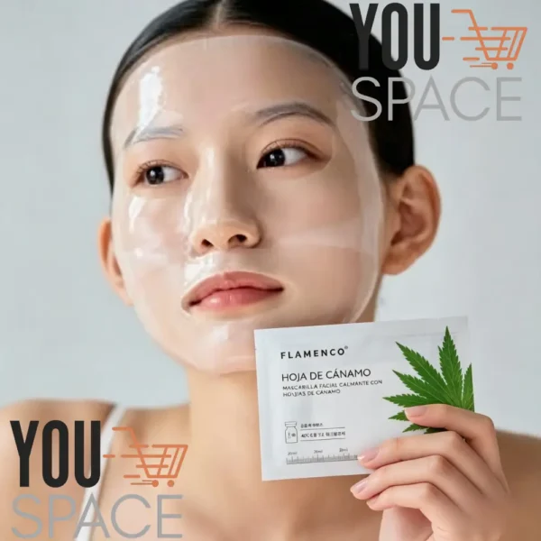 4 - 2026-08-14T151344.085 MASCARILLA FACIAL CALMANTE CON HOJAS DE CAÑAMO FLAMENCO 6 UNIDADES