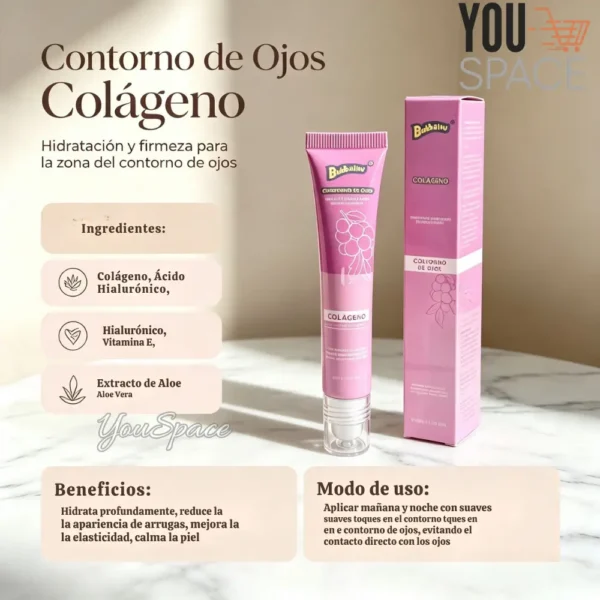 CONTORNO DE OJOS CON COLAGENO BUBBALUU (2) CONTORNO DE OJOS CON COLAGENO BUBBALUU
