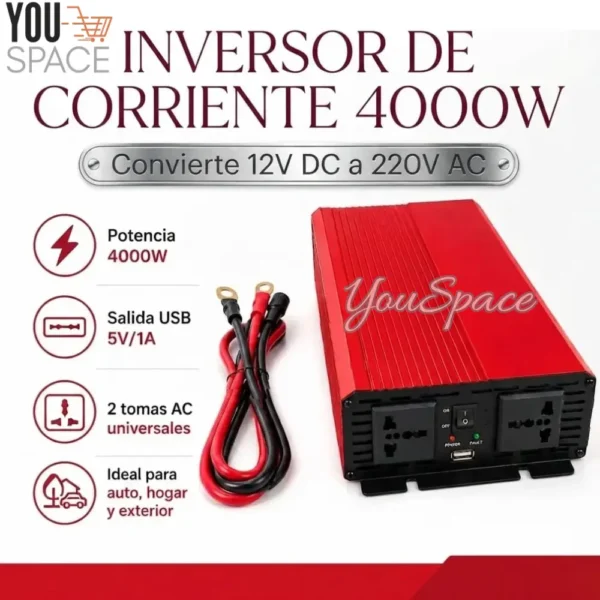CONVERSOR INVERSOR 4000W (10) CONVERTIDOR INVERSOR 4000W