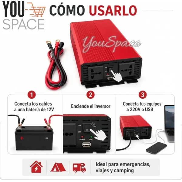 CONVERSOR INVERSOR 4000W (9) CONVERTIDOR INVERSOR 4000W