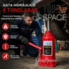 GATA HIDRAULICA 8 TON (5) GATA HIDRAULICA TIPO BOTELLA 8 TONELADAS