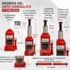 GATA HIDRAULICA TIPO BOTELLA 12 TON (1) GATA HIDRAULICA TIPO BOTELLA 12 TONELADAS