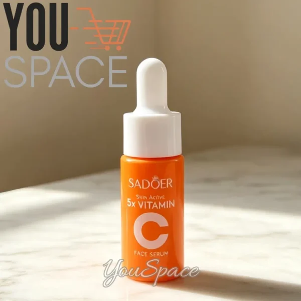 KIT DE VIAJE CUIDADO FACIAL SADOER 5X- VITAMINA C (4) SET FACIAL 5X DE VITAMINA C- SADOER- PARA VIAJE