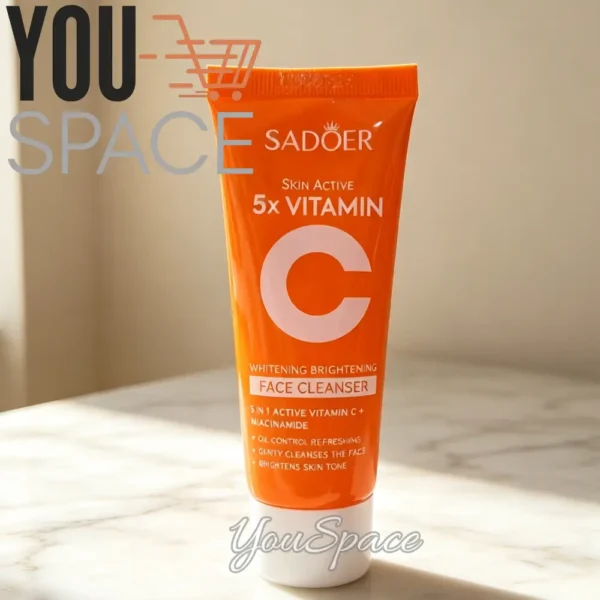 KIT DE VIAJE CUIDADO FACIAL SADOER 5X- VITAMINA C (5) SET FACIAL 5X DE VITAMINA C- SADOER- PARA VIAJE
