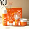 KIT DE VIAJE CUIDADO FACIAL SADOER 5X- VITAMINA C (8) SET FACIAL 5X DE VITAMINA C- SADOER- PARA VIAJE