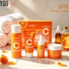 KIT DE VIAJE CUIDADO FACIAL SADOER 5X- VITAMINA C (9) SET FACIAL 5X DE VITAMINA C- SADOER- PARA VIAJE